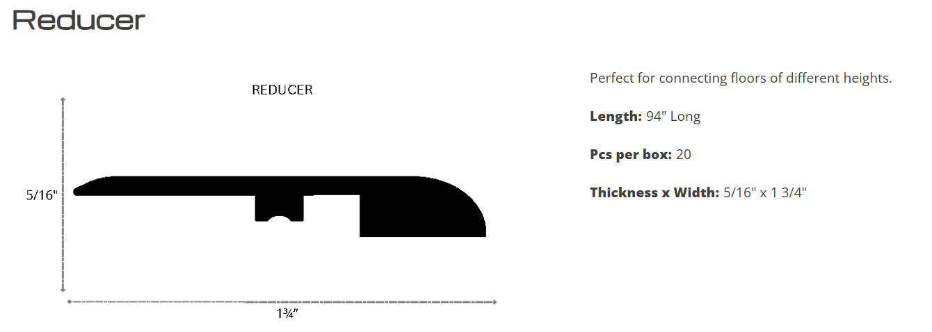 Reducer profile diagram